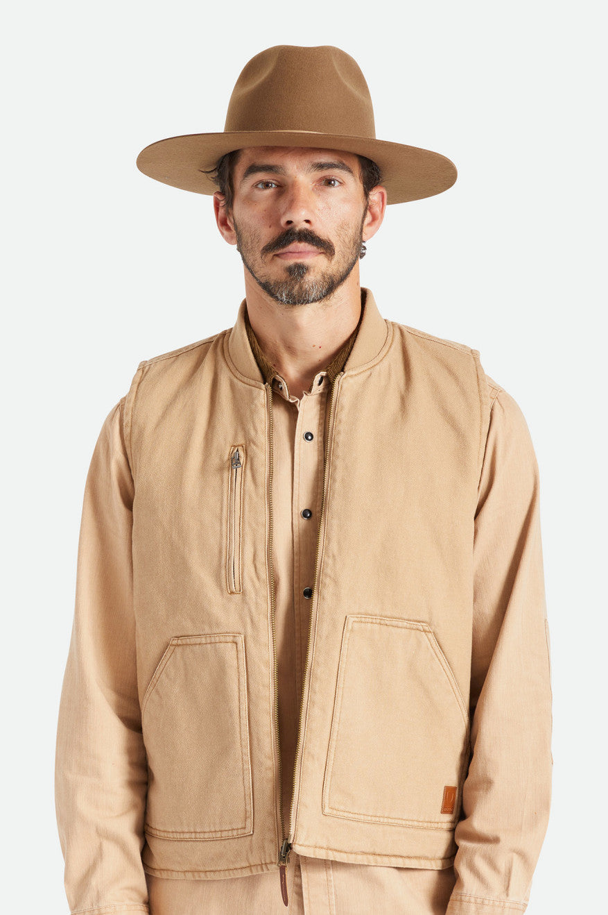 Sombreros Brixton Cohen Cowboy Hombre Beige | FBLZGR615