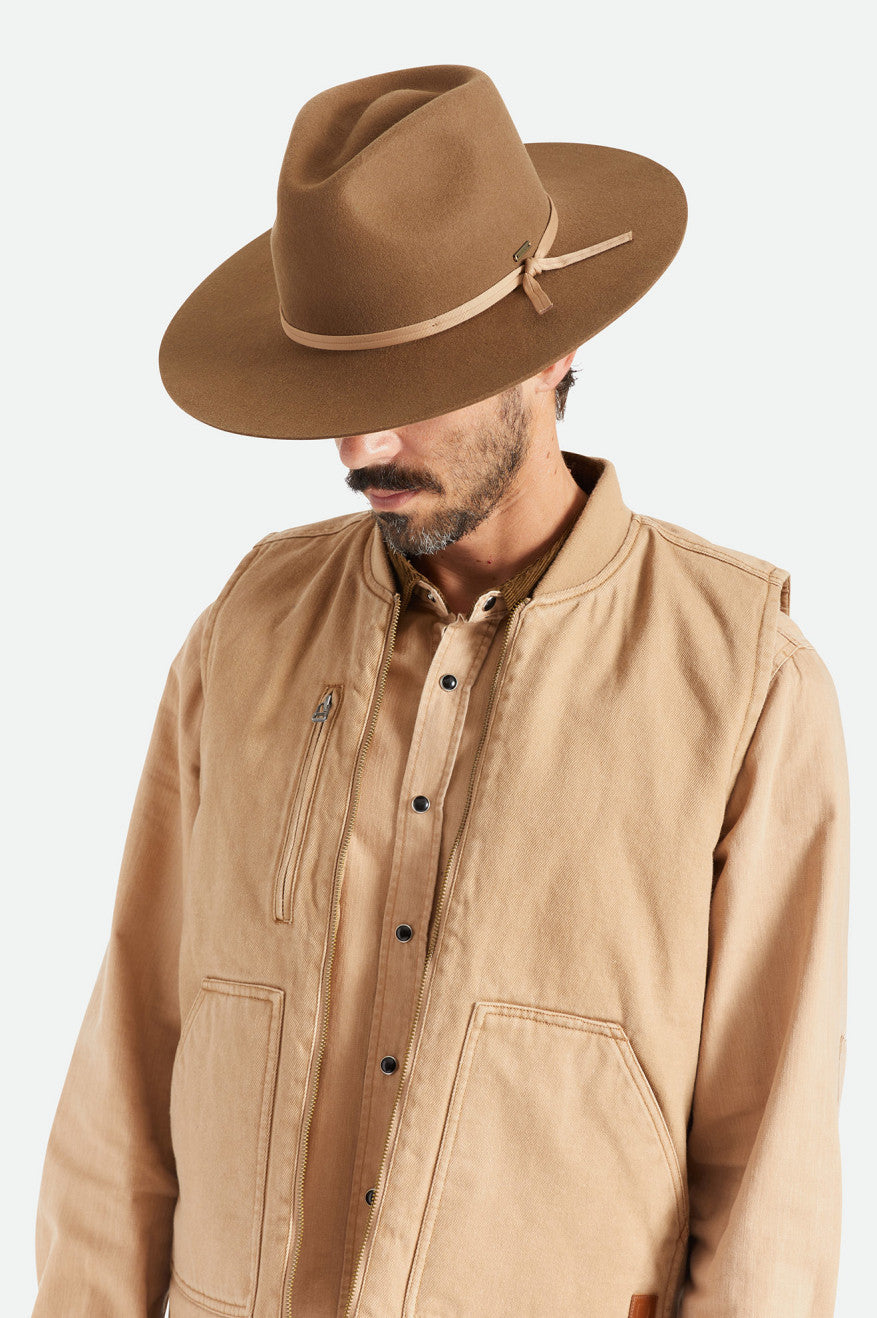 Sombreros Brixton Cohen Cowboy Hombre Beige | FBLZGR615