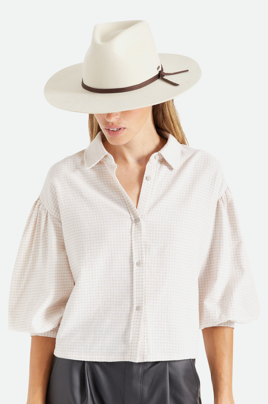 Sombreros Brixton Cohen Cowboy Hombre Blancos | OHWCGR758