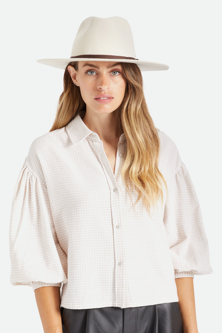 Sombreros Brixton Cohen Cowboy Mujer Blancos | PXSLEF905