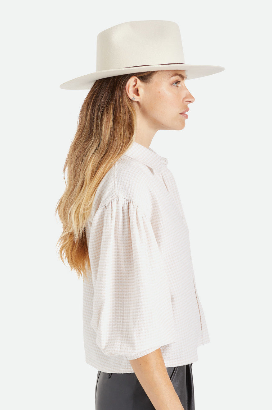 Sombreros Brixton Cohen Cowboy Mujer Blancos | PXSLEF905