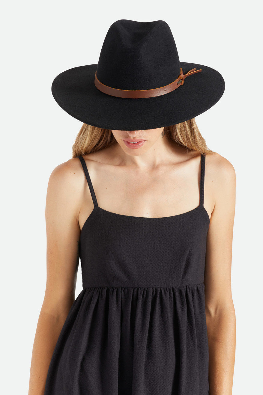 Sombreros Brixton Field Proper Hat Mujer Negros | YUHQOX385