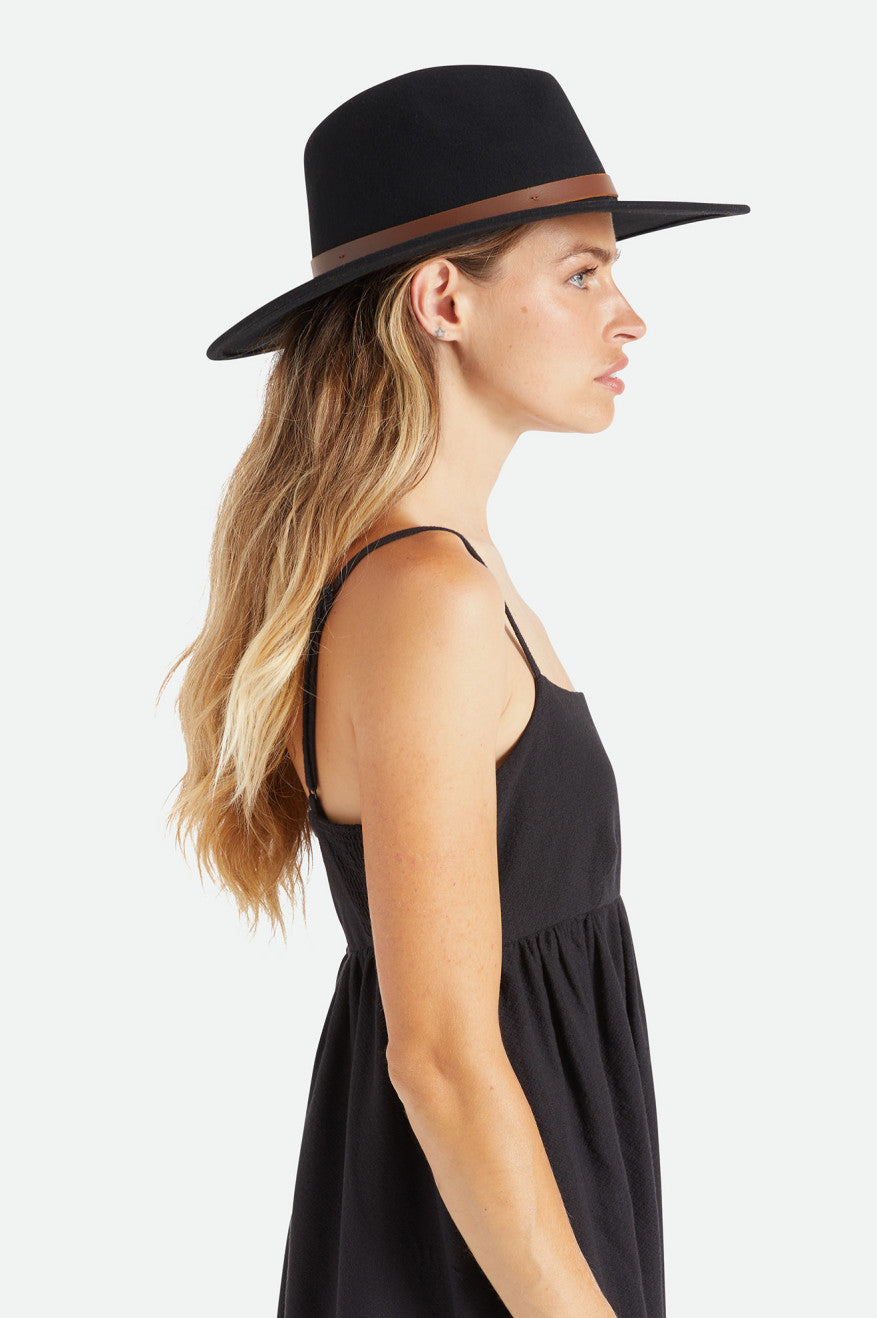 Sombreros Brixton Field Proper Hat Mujer Negros | YUHQOX385