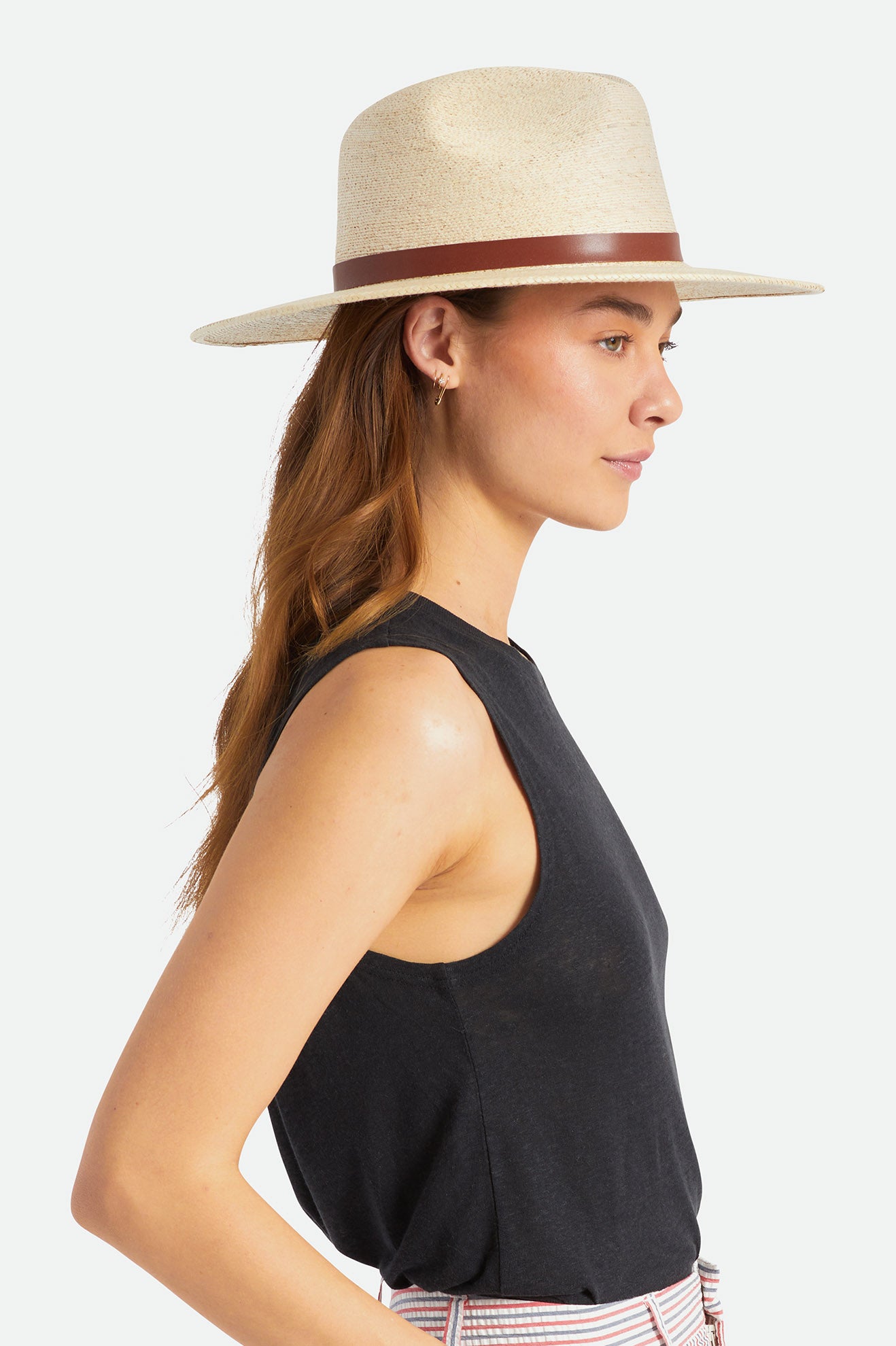 Sombreros Brixton Field Proper Straw Hat Mujer Beige | AXMIJT820