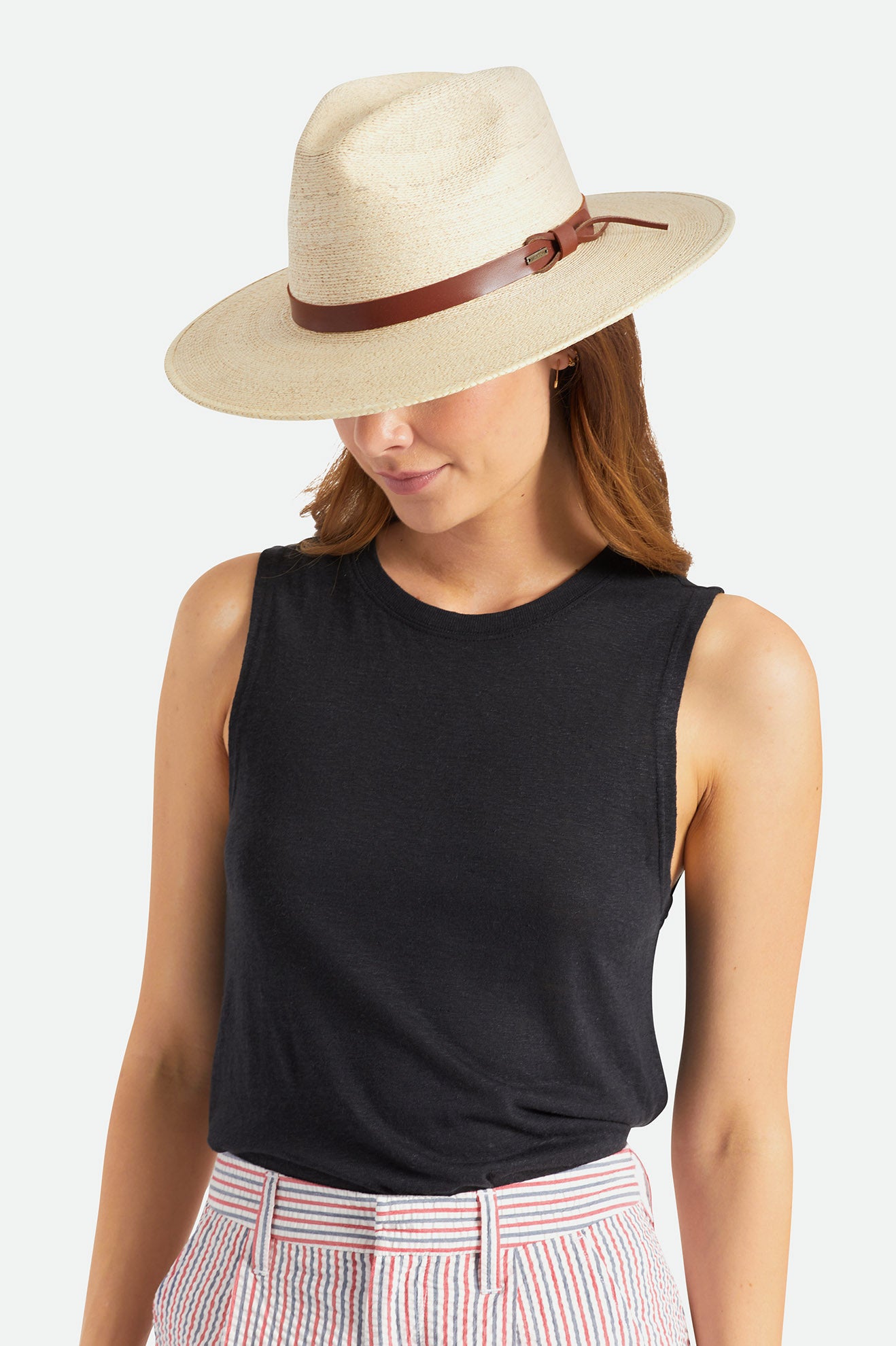 Sombreros Brixton Field Proper Straw Hat Mujer Beige | AXMIJT820