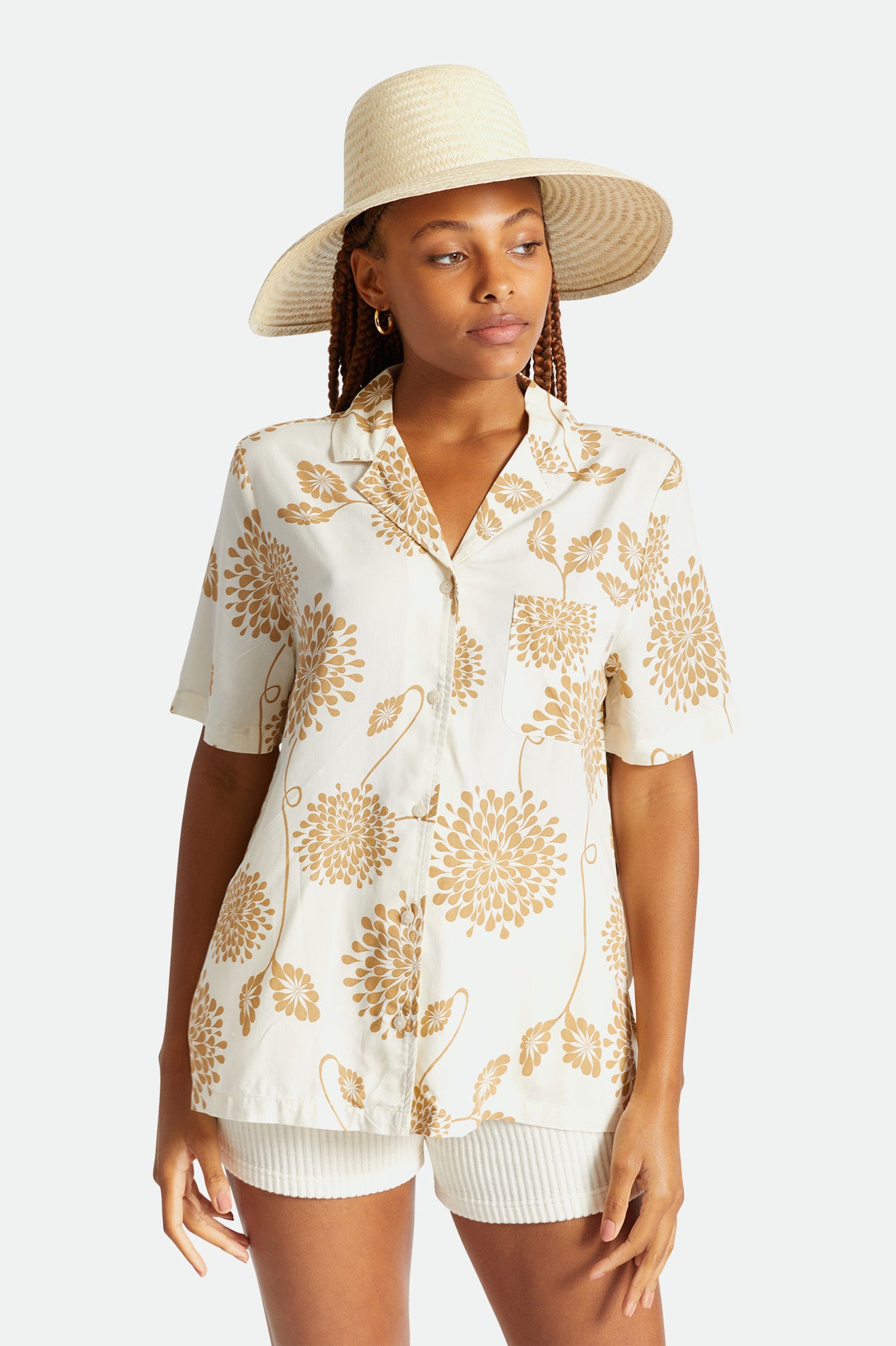 Sombreros Brixton Janae Sun Hat Mujer Beige | VGICRY572