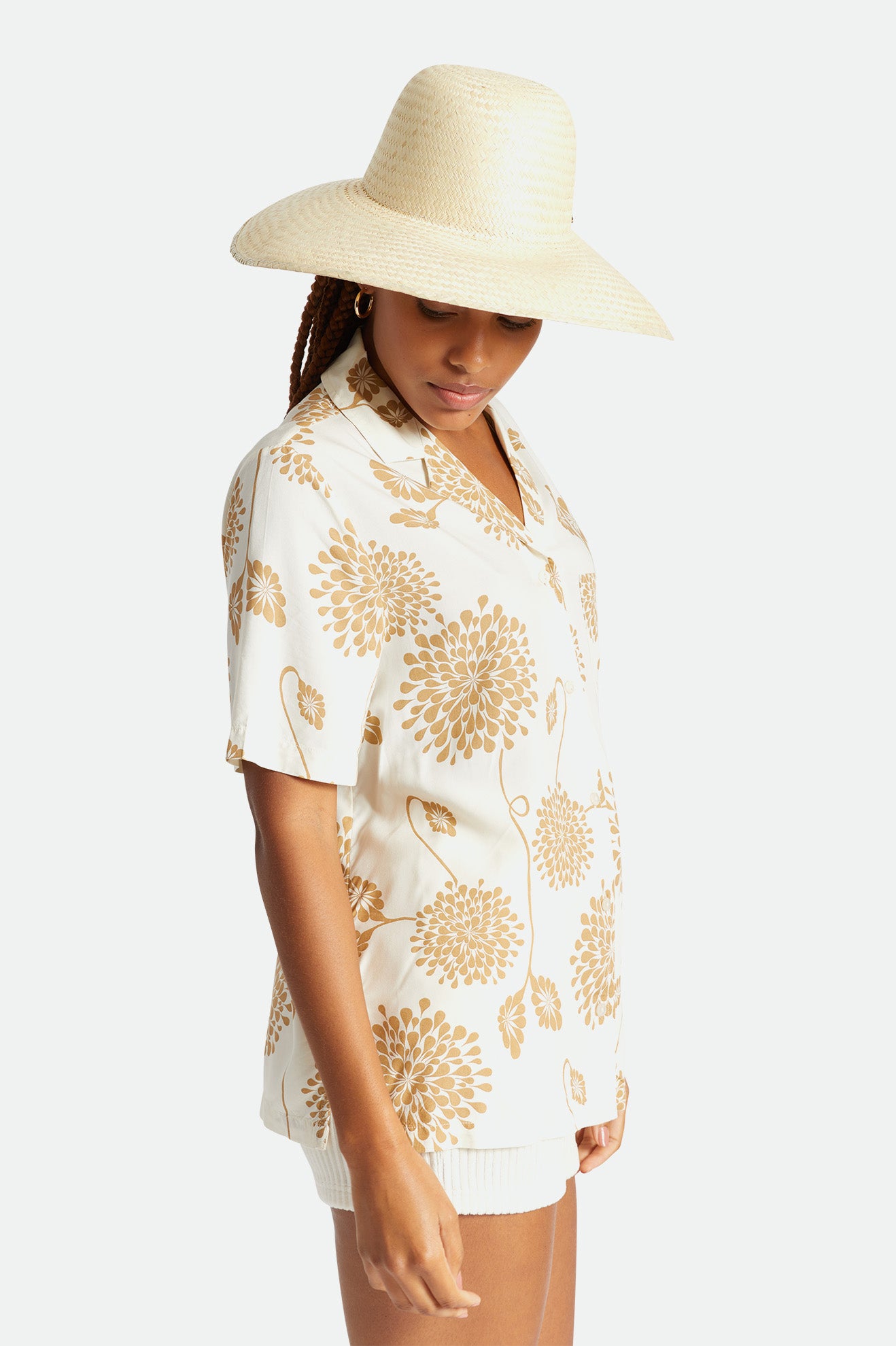 Sombreros Brixton Janae Sun Hat Mujer Beige | VGICRY572