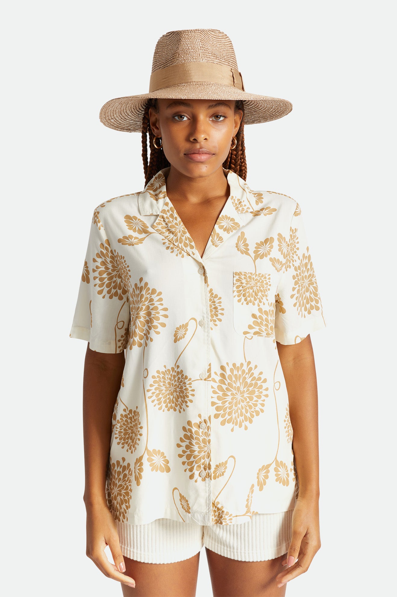 Sombreros Brixton Janae Sun Hat Mujer Beige | VGICRY572