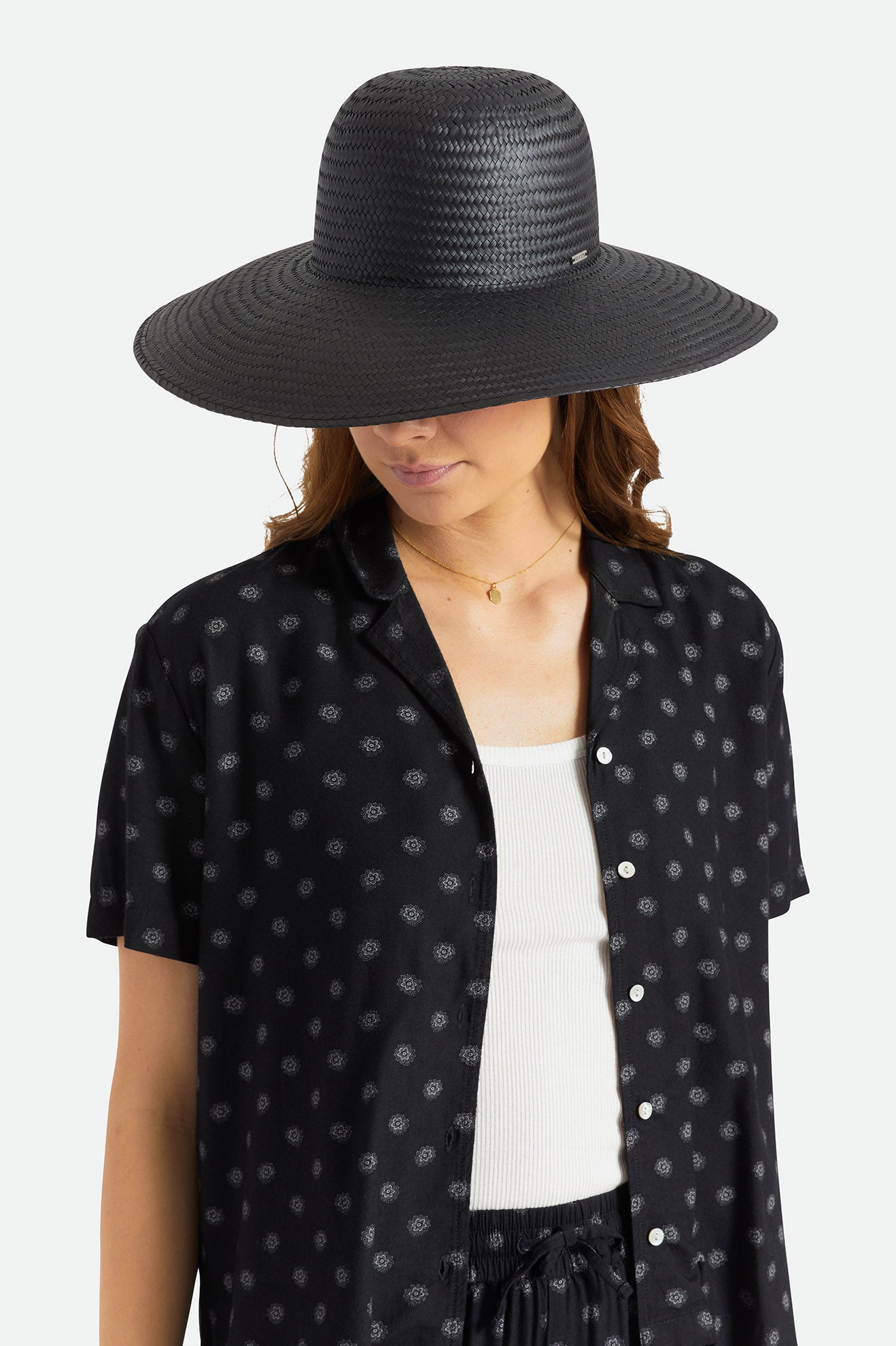 Sombreros Brixton Janae Sun Hat Mujer Negros | BIUKSD945