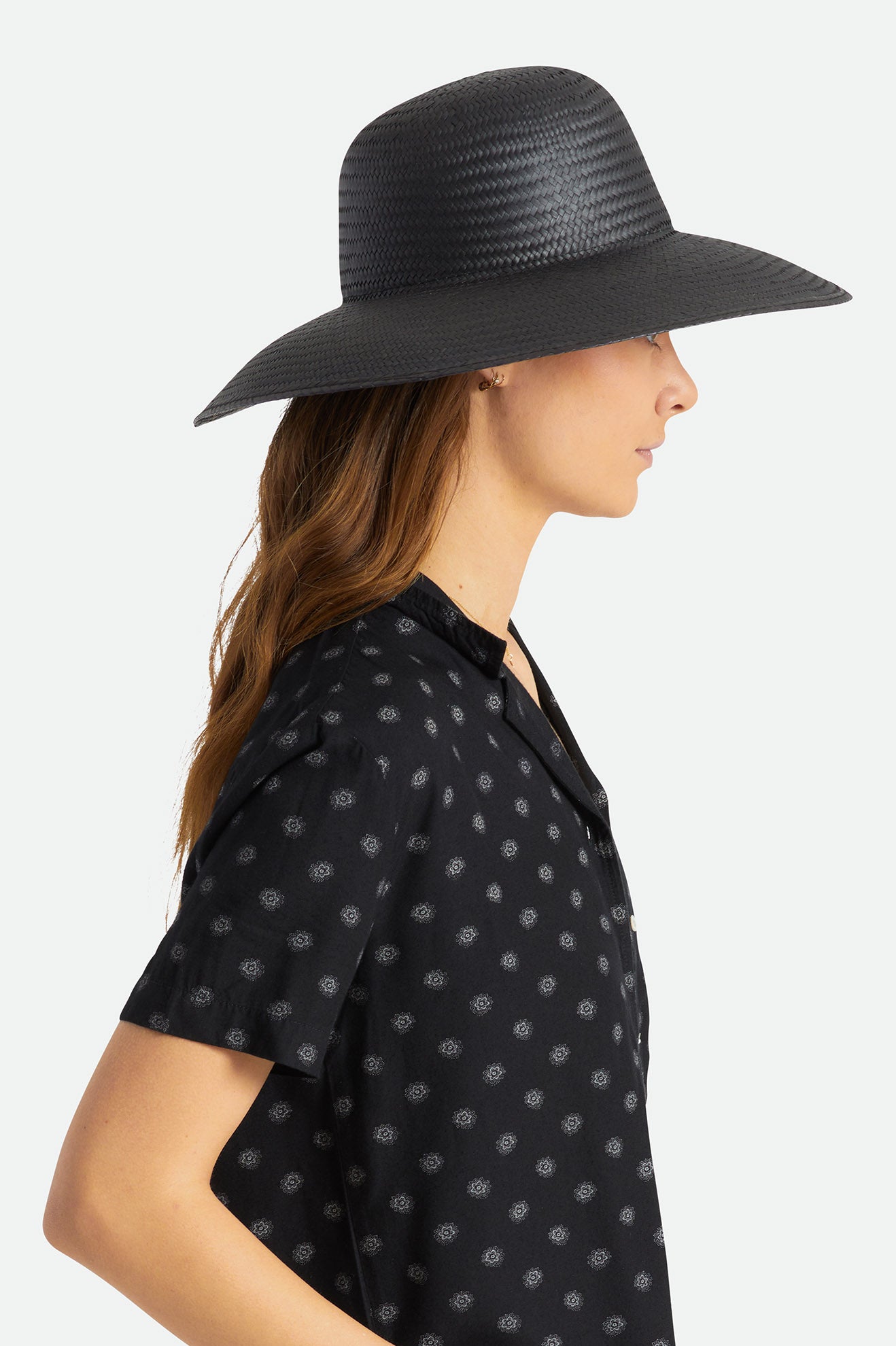 Sombreros Brixton Janae Sun Hat Mujer Negros | BIUKSD945