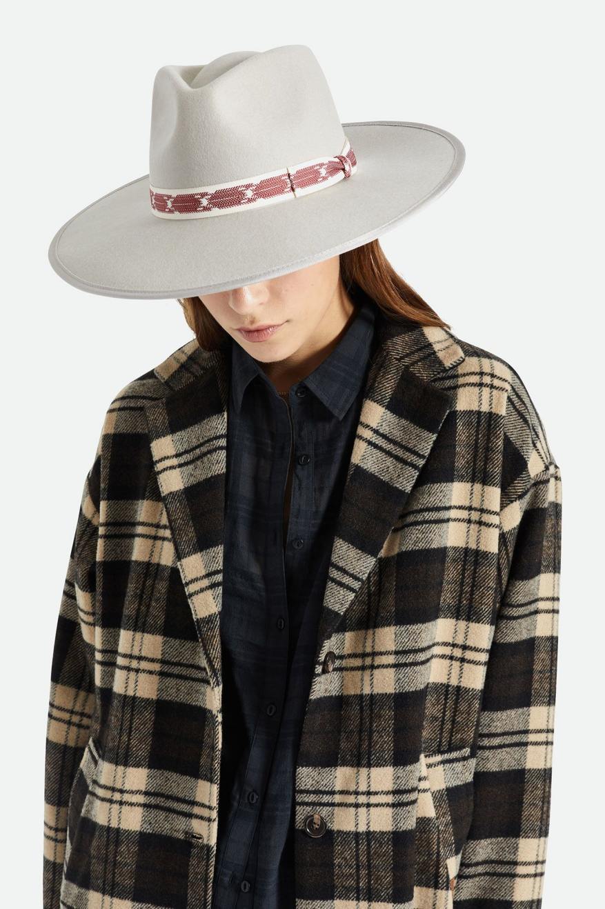 Sombreros Brixton Jo Rancher Hat Mujer Beige | YAFTQD531