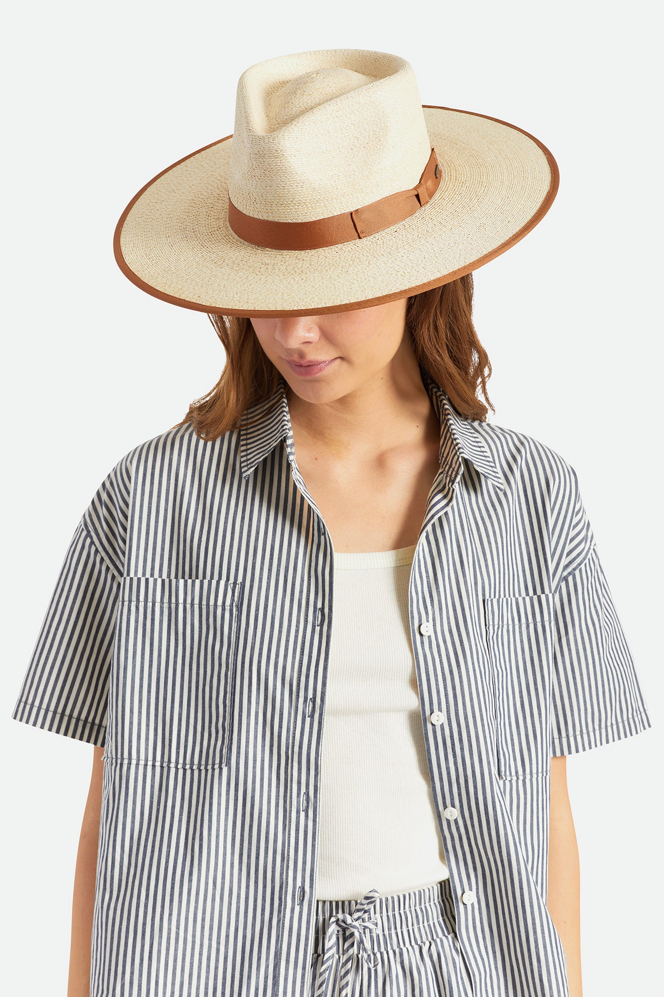 Sombreros Brixton Jo Straw Rancher Hat Mujer Beige | FWIUQO093