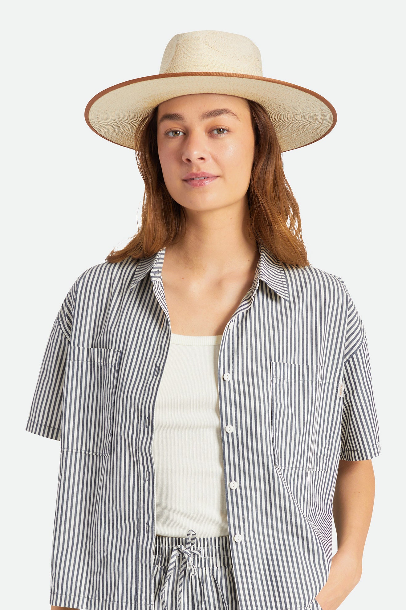 Sombreros Brixton Jo Straw Rancher Hat Mujer Beige | FWIUQO093