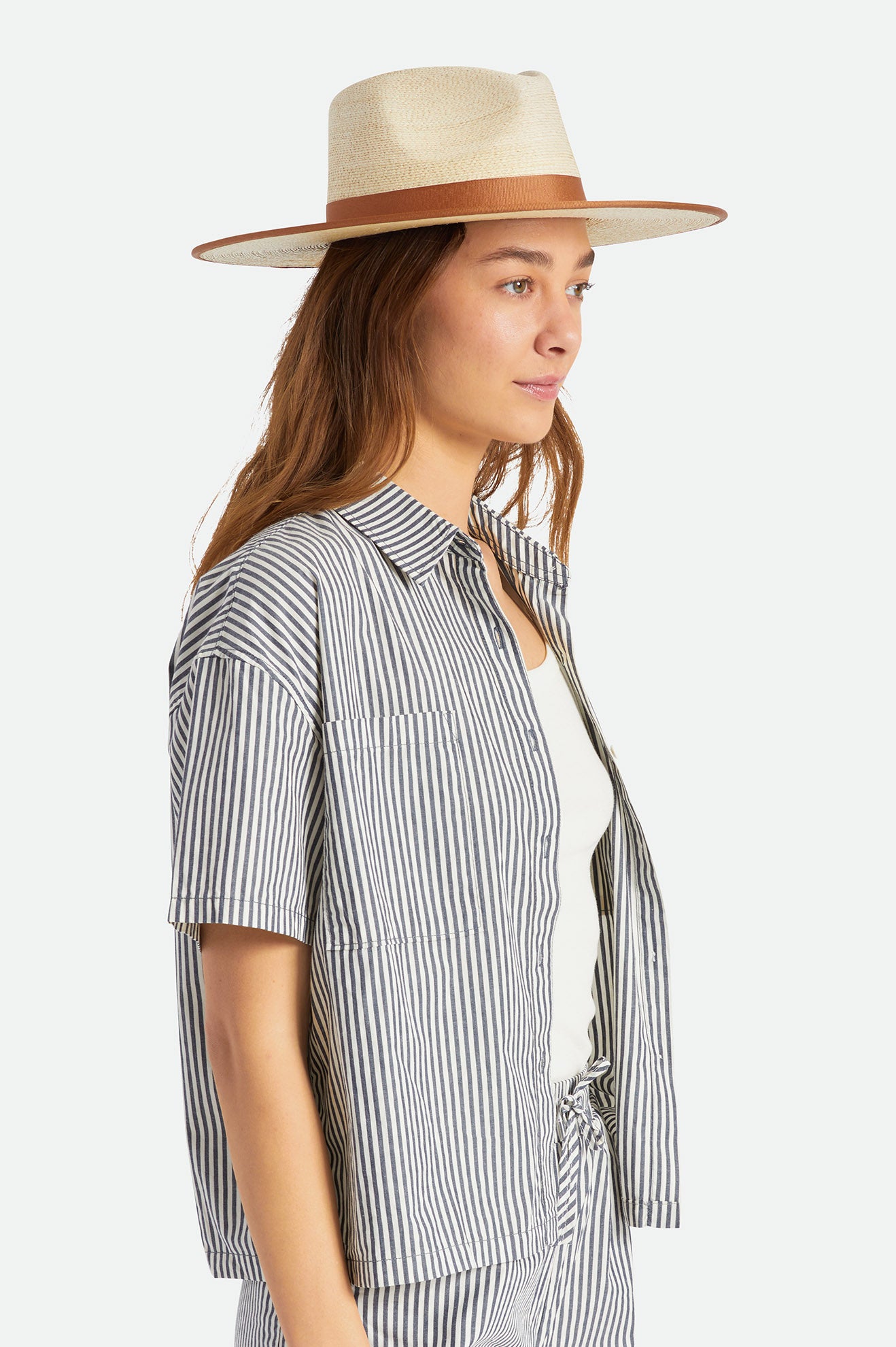 Sombreros Brixton Jo Straw Rancher Hat Mujer Beige | FWIUQO093