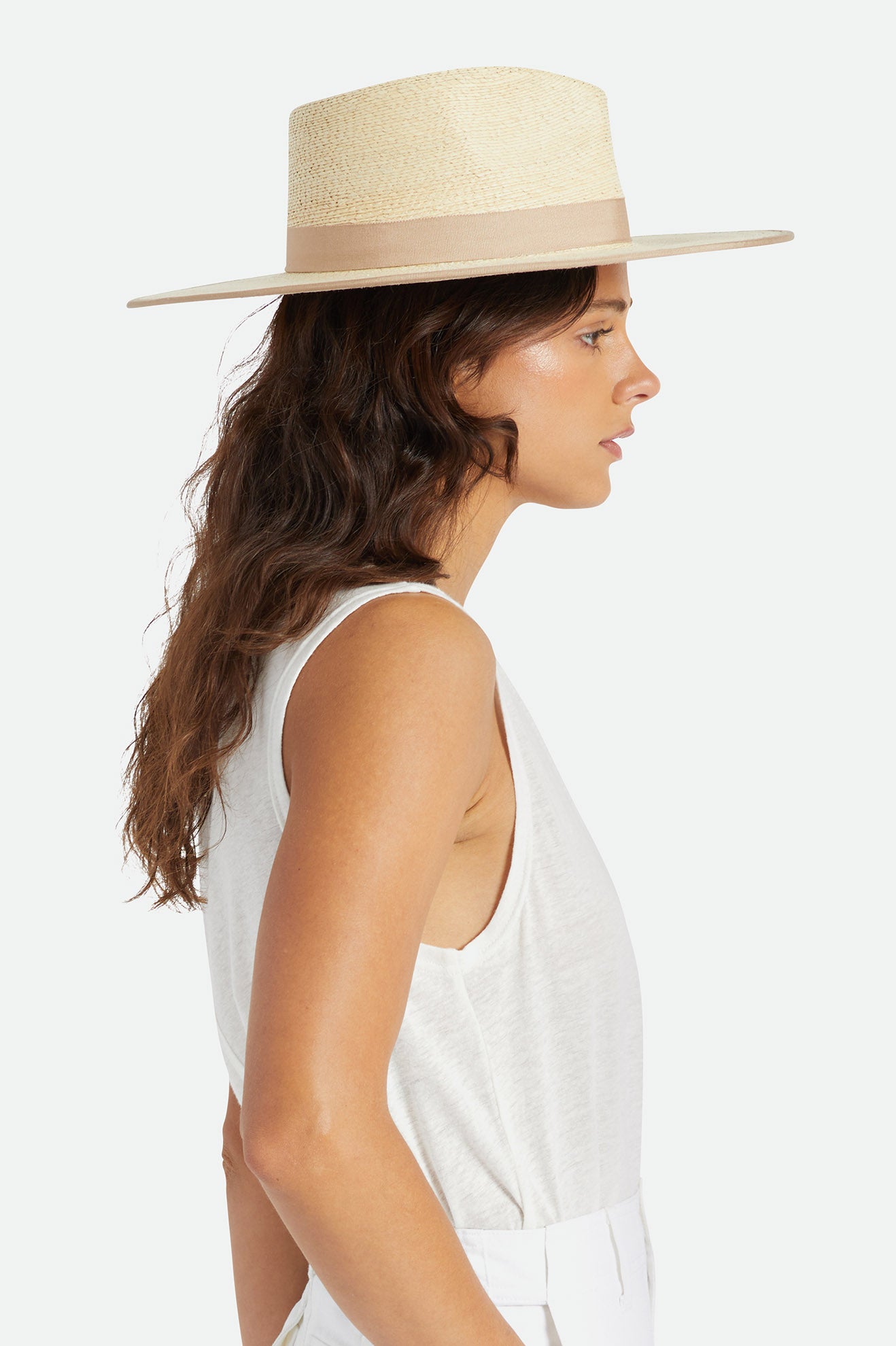 Sombreros Brixton Jo Straw Rancher Hat Mujer Beige | YSKTVL694