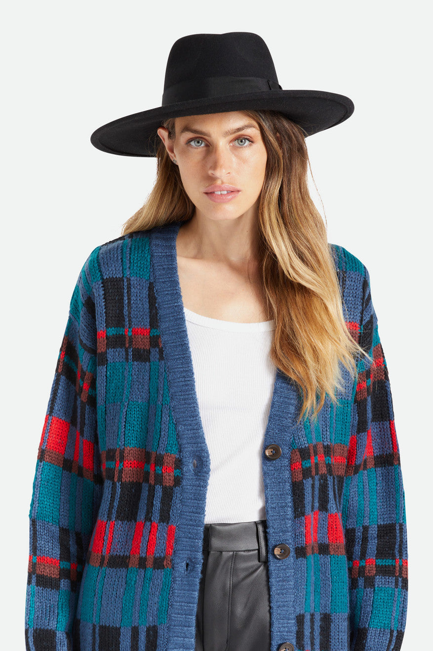 Sombreros Brixton Joanna Felt Hat Mujer Negros | ZGXDNT219