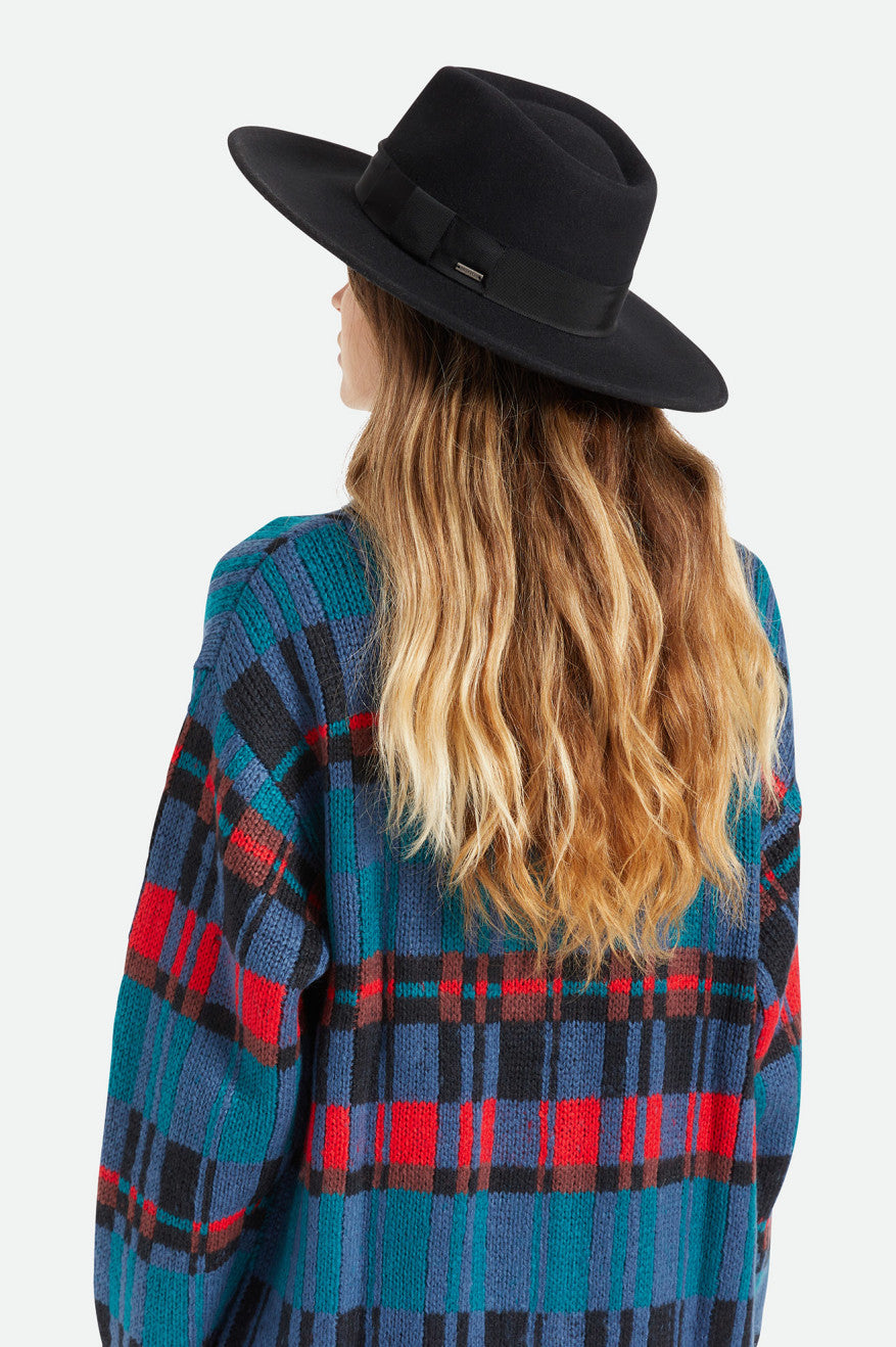 Sombreros Brixton Joanna Felt Hat Mujer Negros | ZGXDNT219