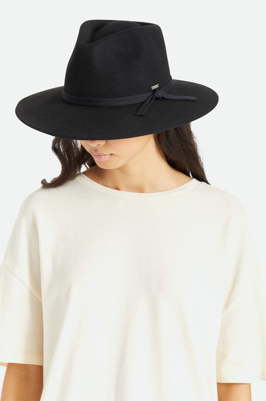 Sombreros Brixton Joanna Felt Packable Hat Mujer Negros | ZOPAWF938