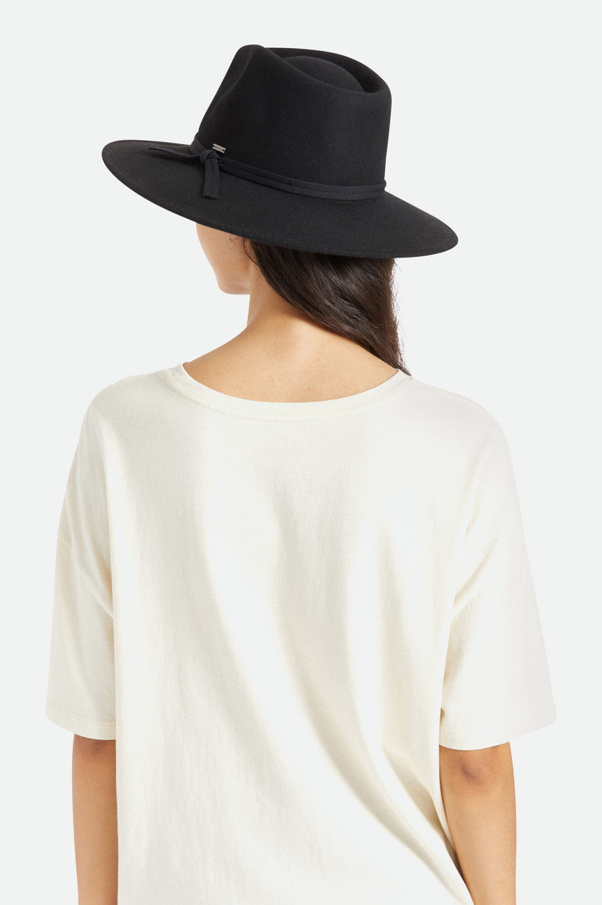 Sombreros Brixton Joanna Felt Packable Hat Mujer Negros | ZOPAWF938