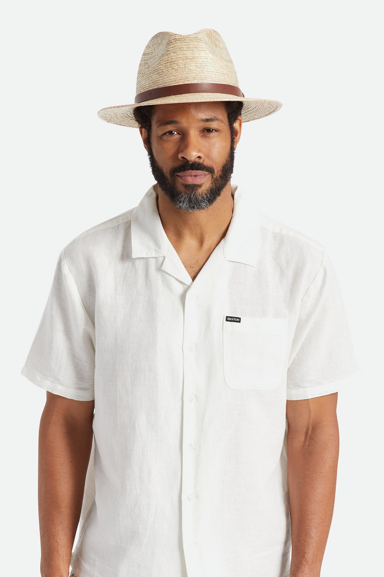 Sombreros Brixton Messer Hombre Beige | QWMSEP764