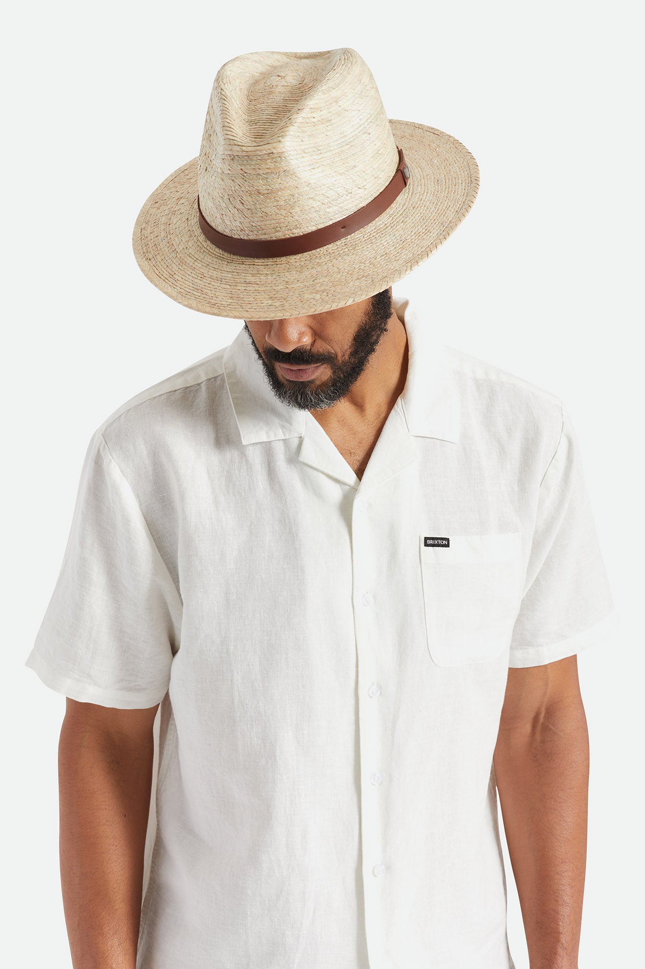 Sombreros Brixton Messer Hombre Beige | QWMSEP764