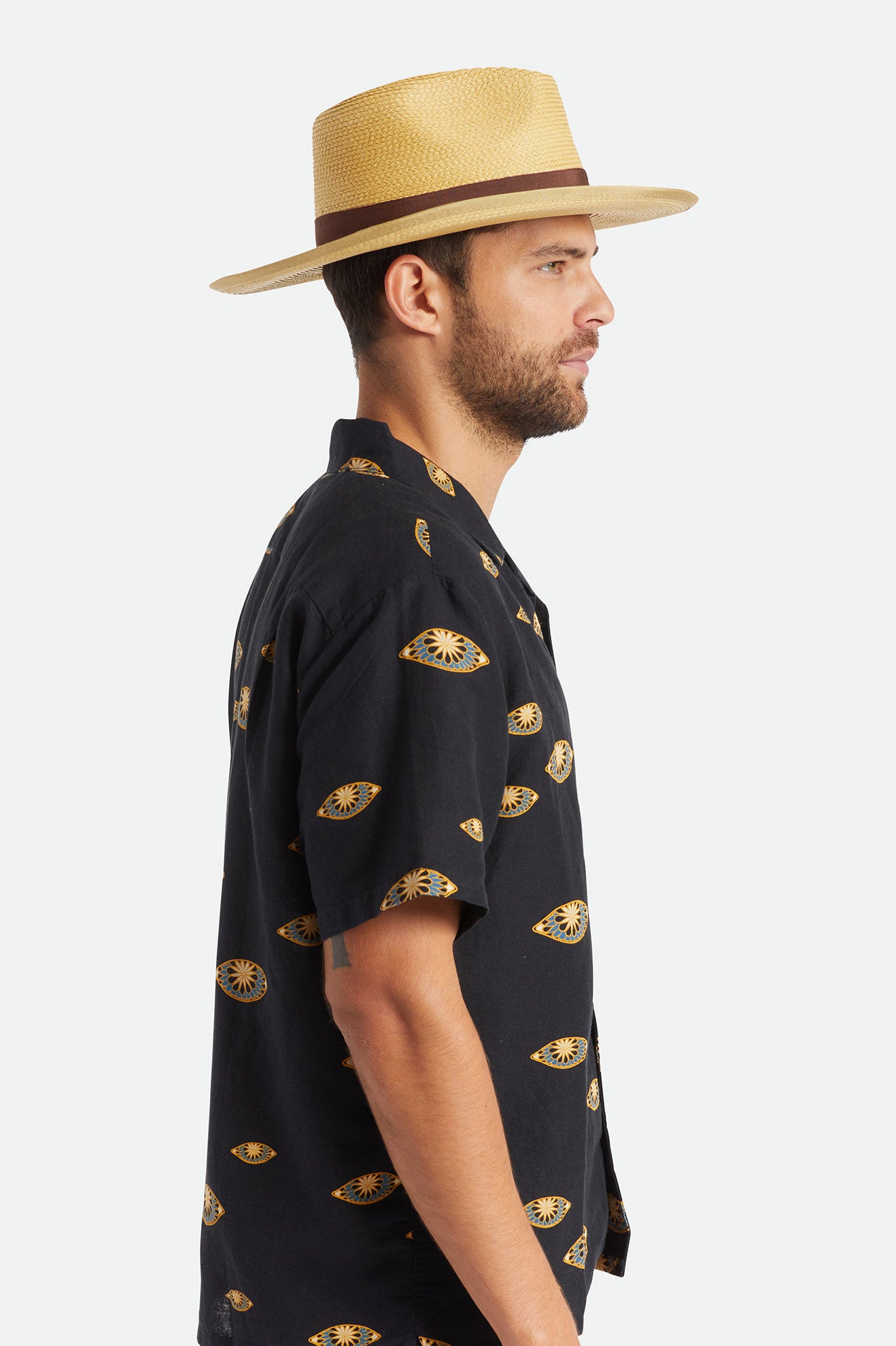 Sombreros Brixton Reno Hombre Marrom | EVQPNU401