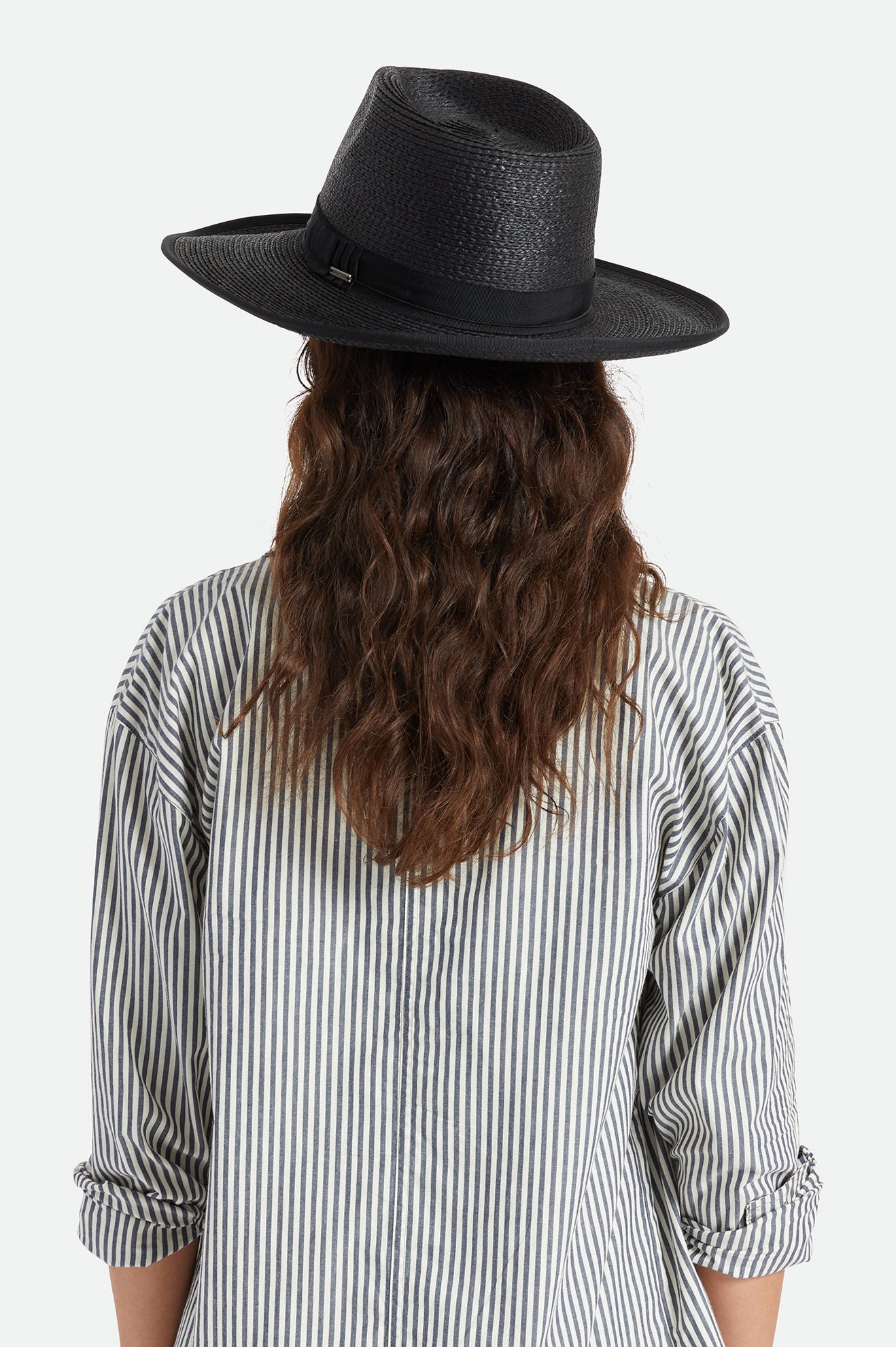 Sombreros Brixton Reno Straw Hat Mujer Negros | KHBRQZ015