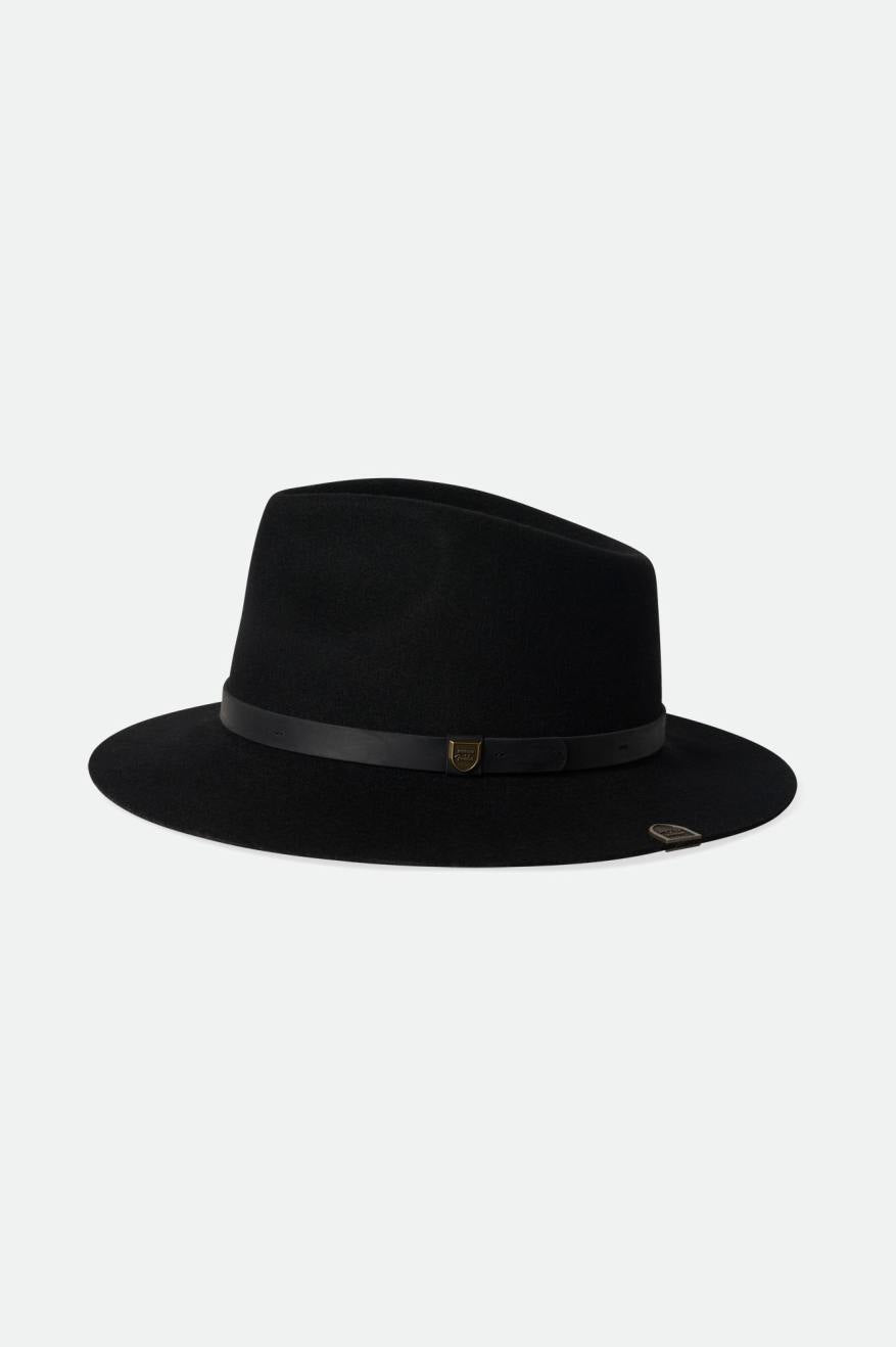 Sombreros De Fieltro Brixton Fender Jaguar Reverb Fedora Mujer Negros | DGSRMQ280