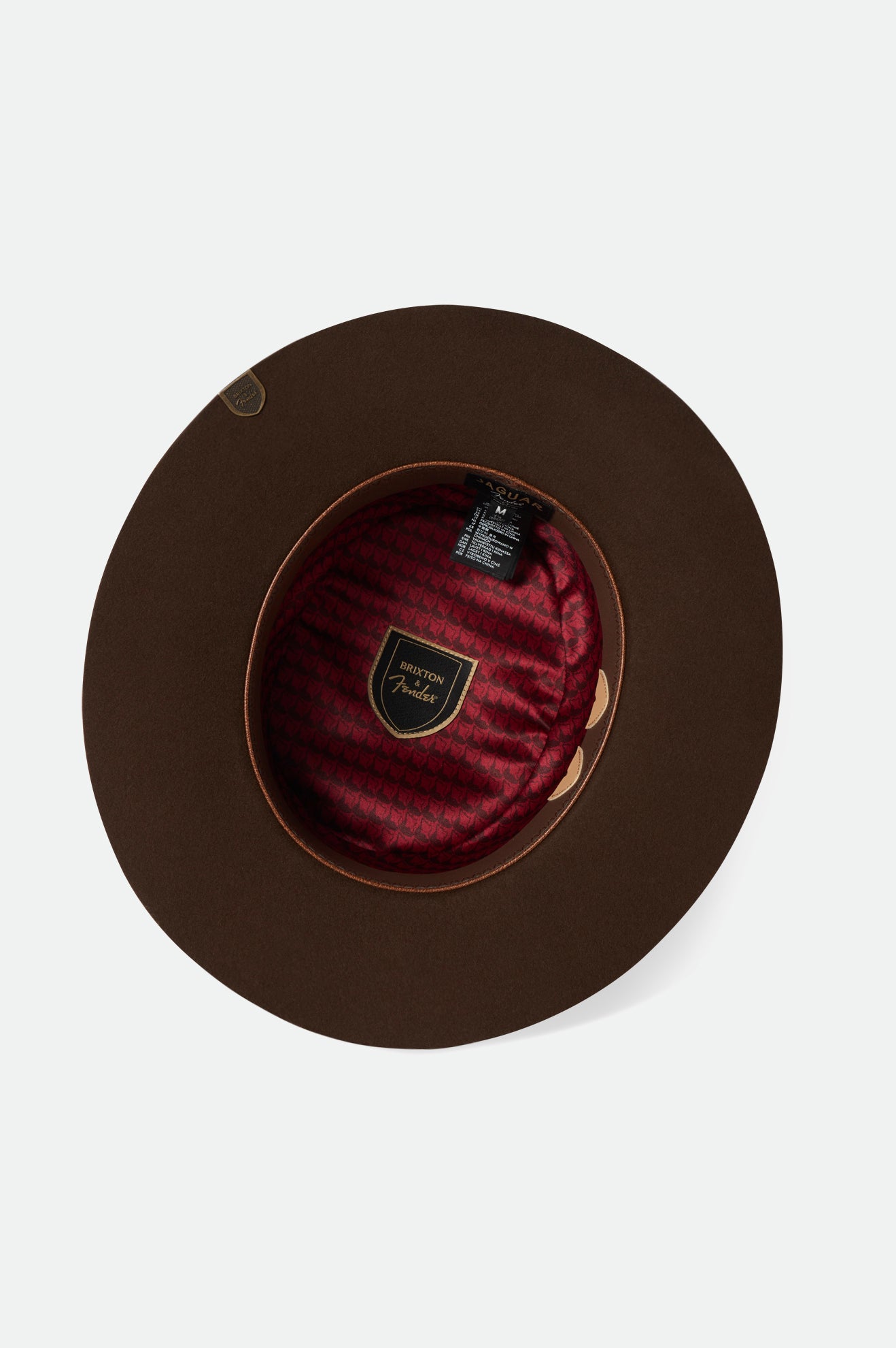 Sombreros De Fieltro Brixton Fender Jaguar Contour Fedora Mujer Marrom | DMRSCV283