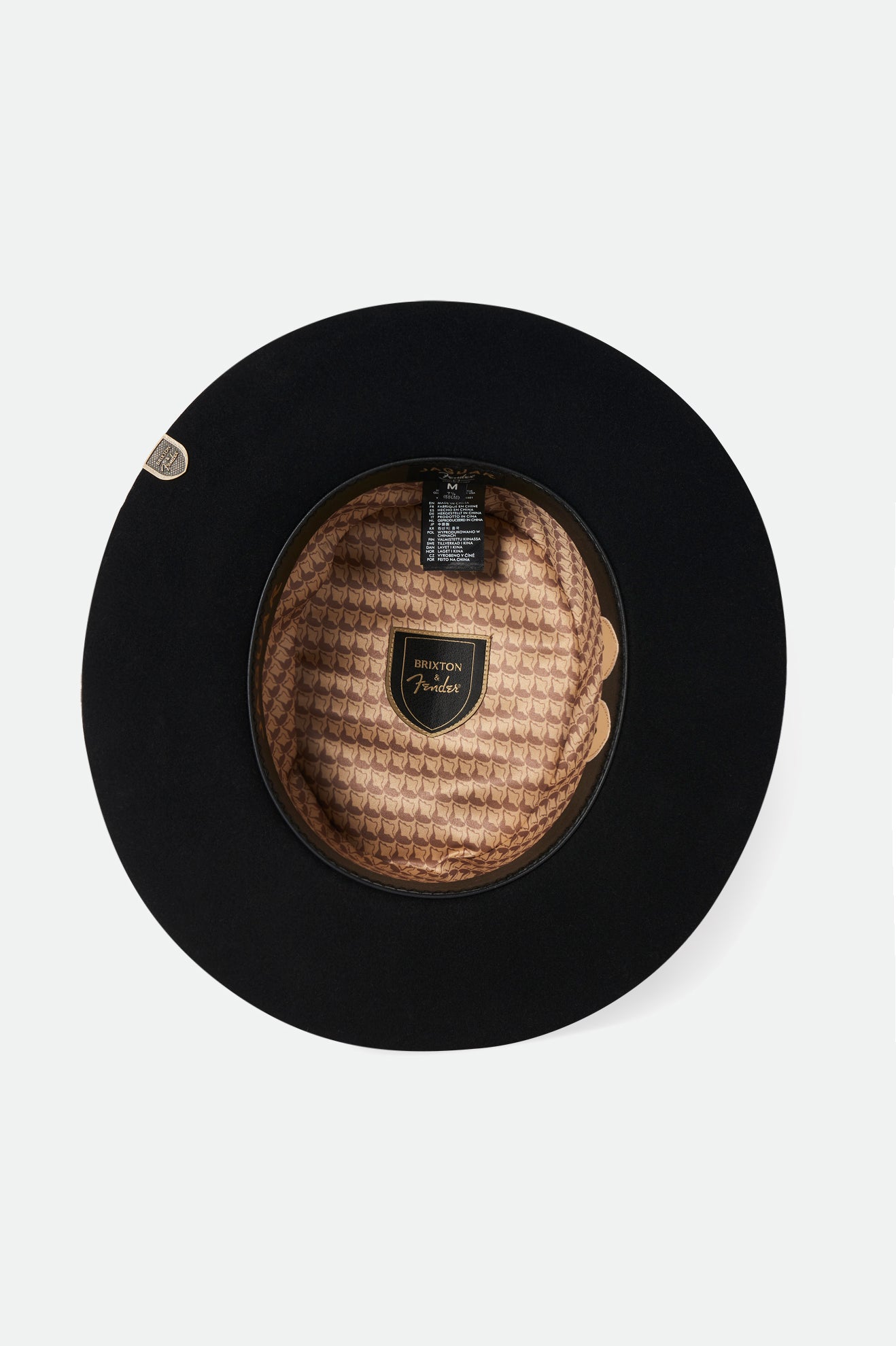 Sombreros De Fieltro Brixton Fender Jaguar Contour Fedora Mujer Negros | GVLWTH913