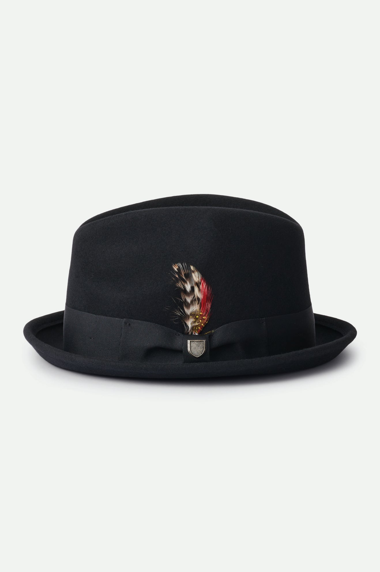 Sombreros De Fieltro Brixton Gain Fedora Mujer Negros | JBTKPC581