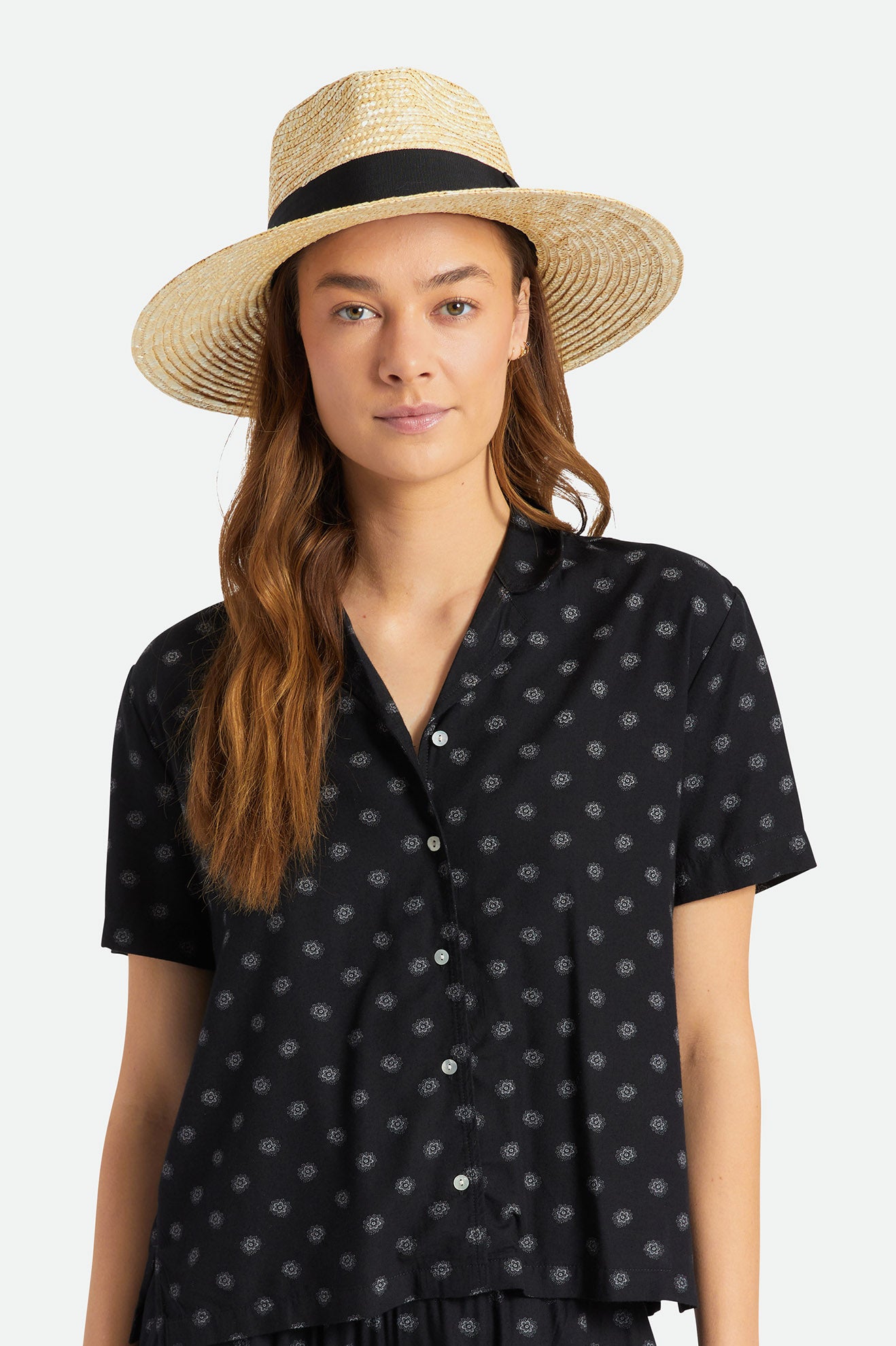 Sombreros De Fieltro Brixton Joanna Hat Mujer Naranjas | HVLKXA968