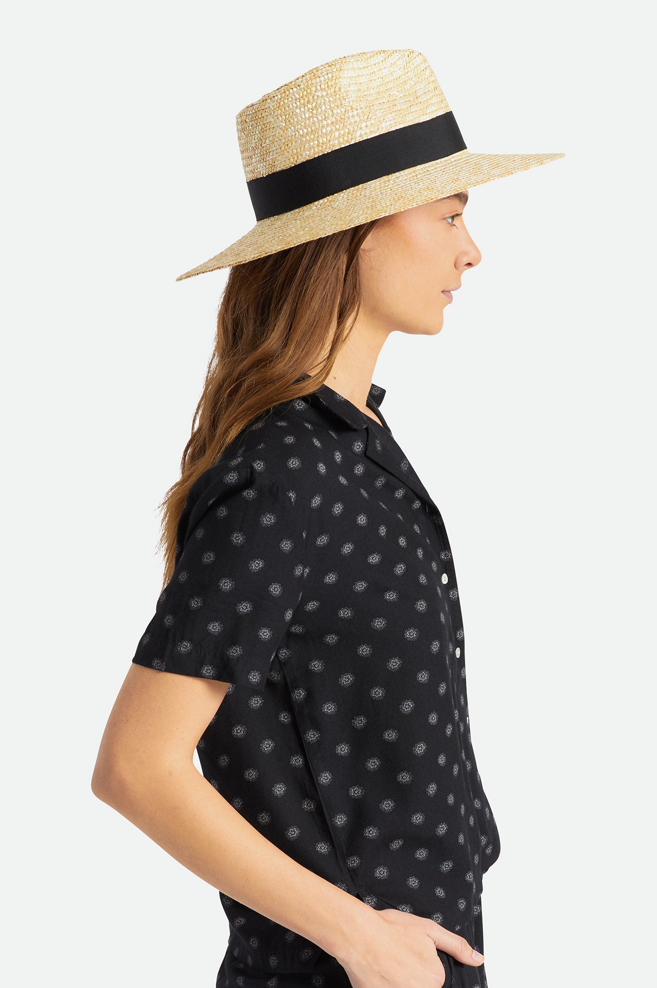 Sombreros De Fieltro Brixton Joanna Hat Mujer Naranjas | HVLKXA968