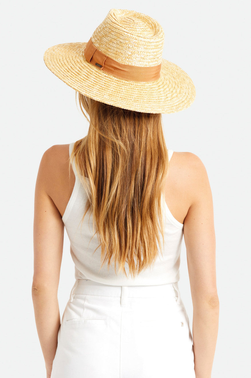 Sombreros De Fieltro Brixton Joanna Hat Mujer Naranjas | XRZSAJ908