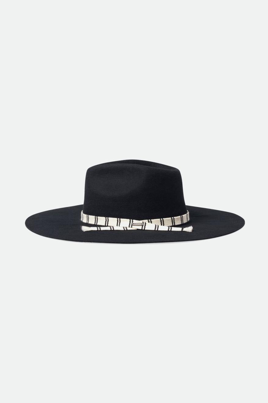 Sombreros De Fieltro Brixton Leigh Felt Fedora Mujer Negros | LZCYXP710