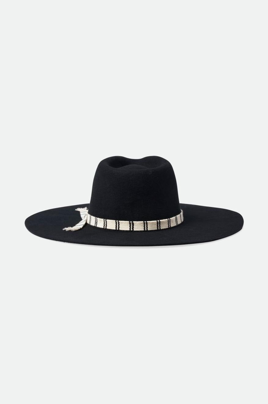 Sombreros De Fieltro Brixton Leigh Felt Fedora Mujer Negros | LZCYXP710