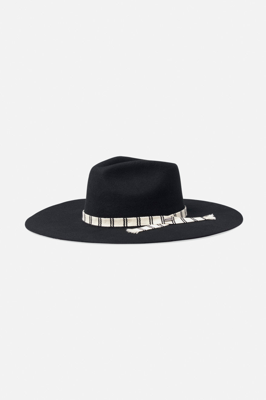 Sombreros De Fieltro Brixton Leigh Felt Fedora Mujer Negros | LZCYXP710