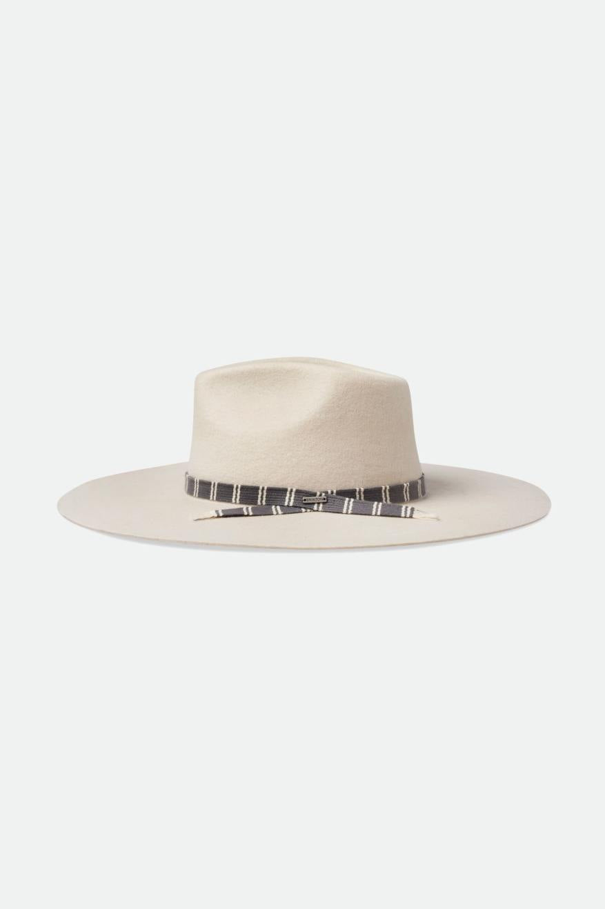 Sombreros De Fieltro Brixton Leigh Felt Fedora Mujer Blancos | ZHRLGC507