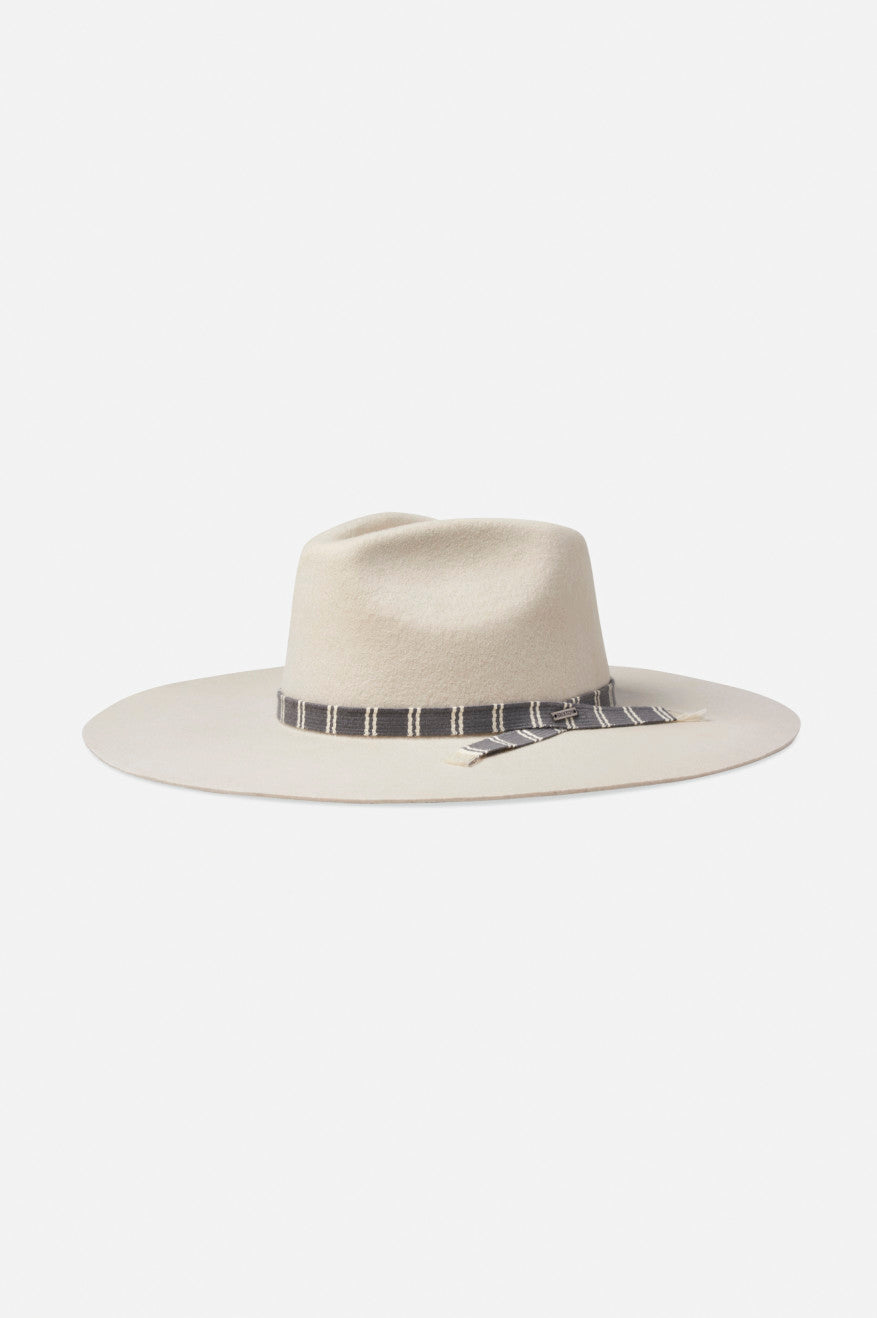 Sombreros De Fieltro Brixton Leigh Felt Fedora Mujer Blancos | ZHRLGC507