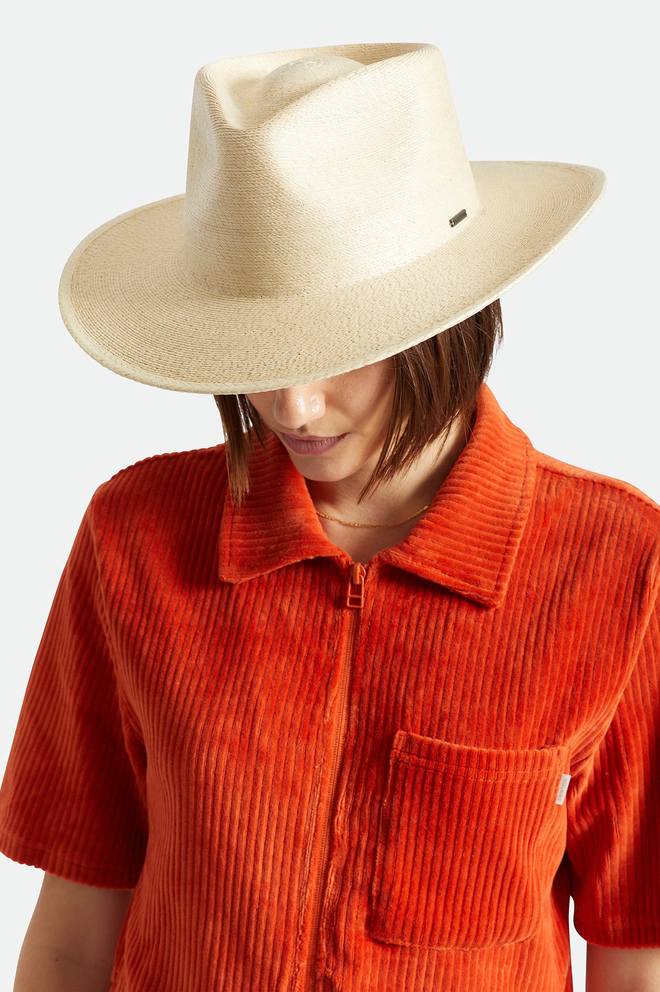 Sombreros De Fieltro Brixton Marcos Fedora Mujer Beige | UIWBKE531