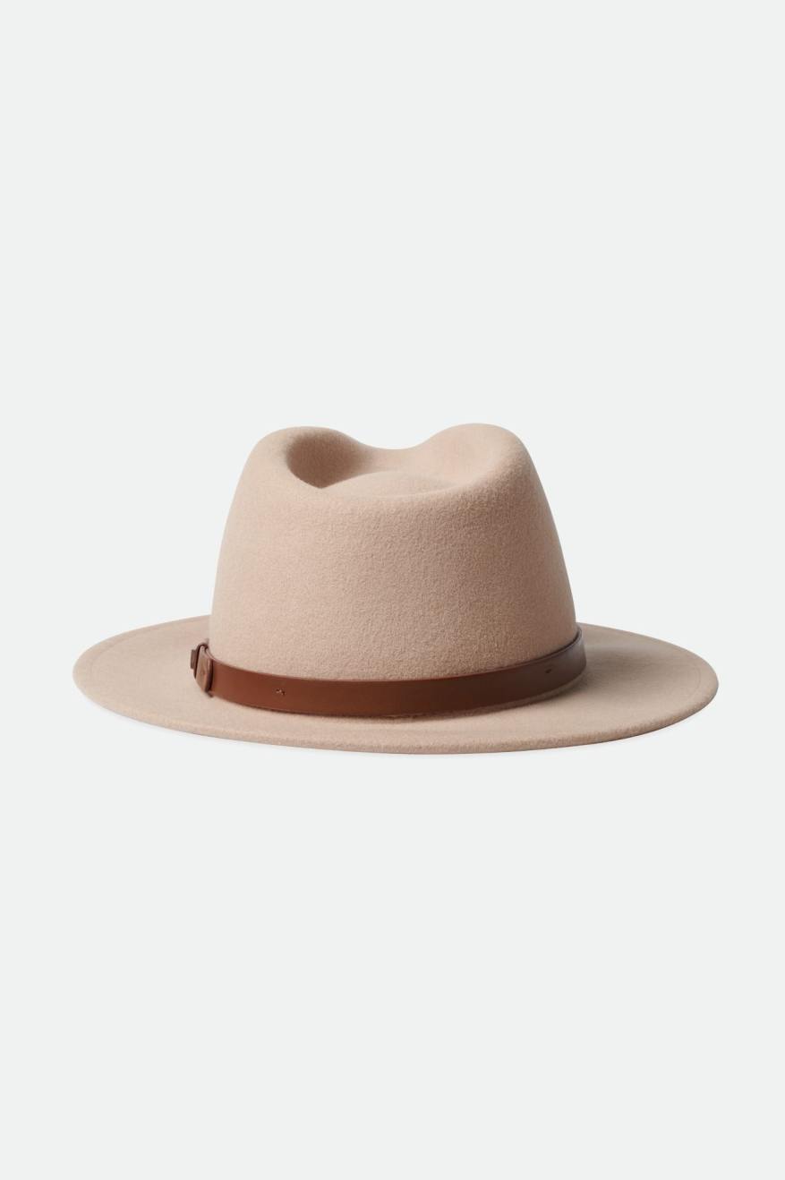 Sombreros De Fieltro Brixton Messer Fedora Mujer Verdes Claro | SRVXBE385