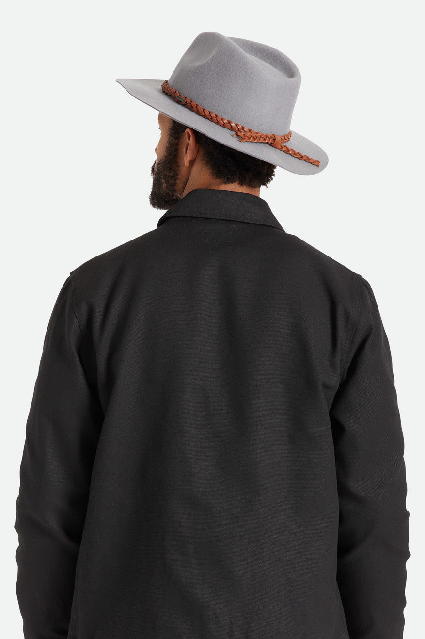 Sombreros De Fieltro Brixton Messer Western Hombre Grises | TEUSCA103