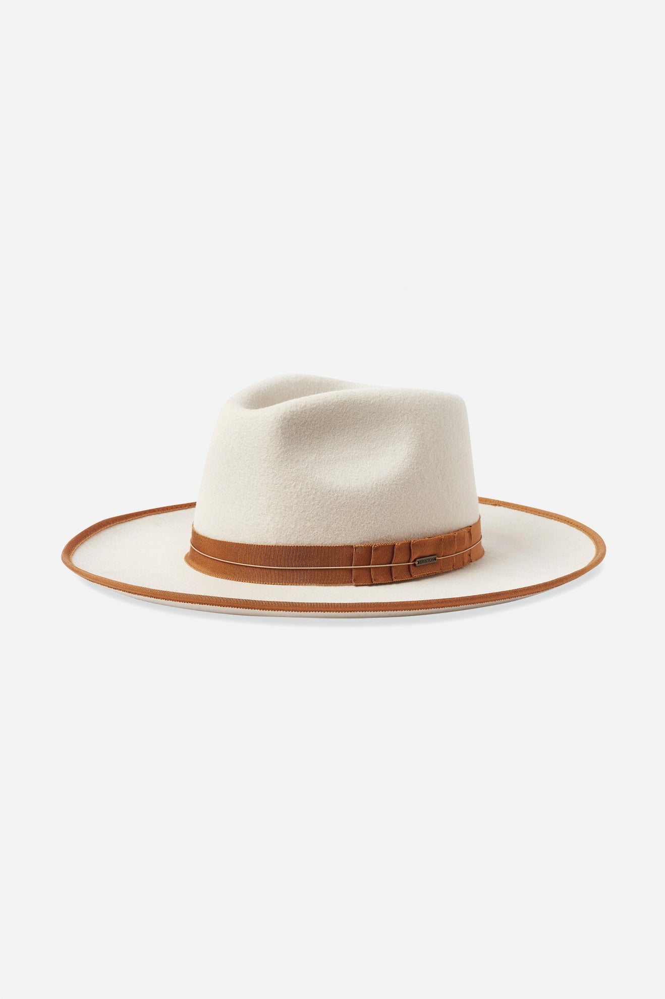 Sombreros De Fieltro Brixton Reno Fedora Mujer Blancos | OSDLUB320