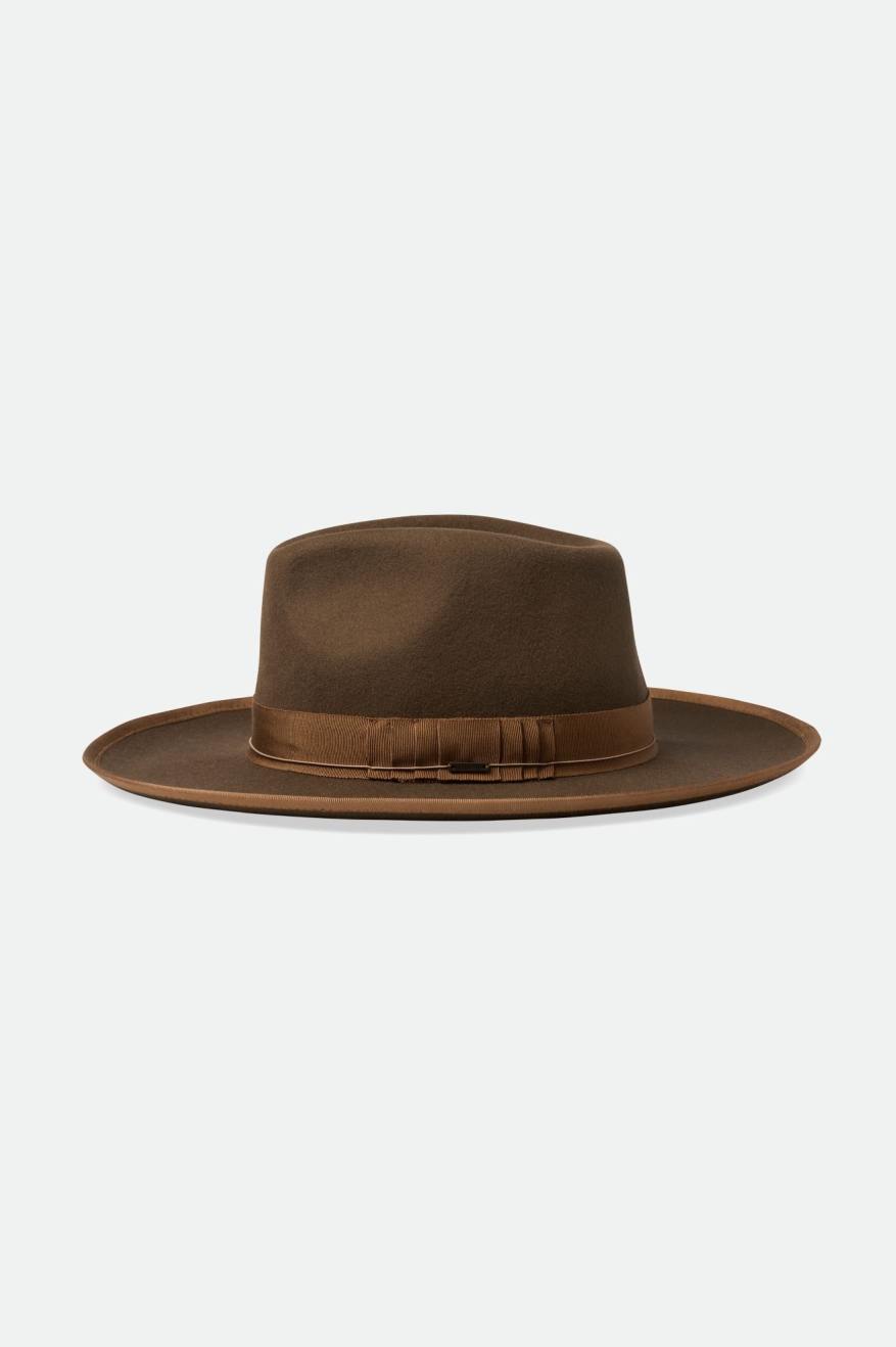 Sombreros De Fieltro Brixton Reno Fedora Mujer Marrom | QGTOWP456