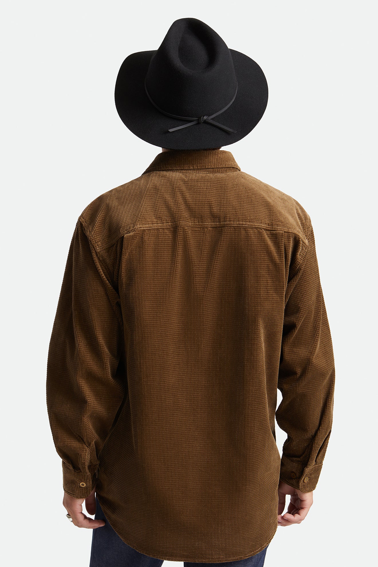 Sombreros De Fieltro Brixton Wesley Hombre Negros | BGXOVJ902