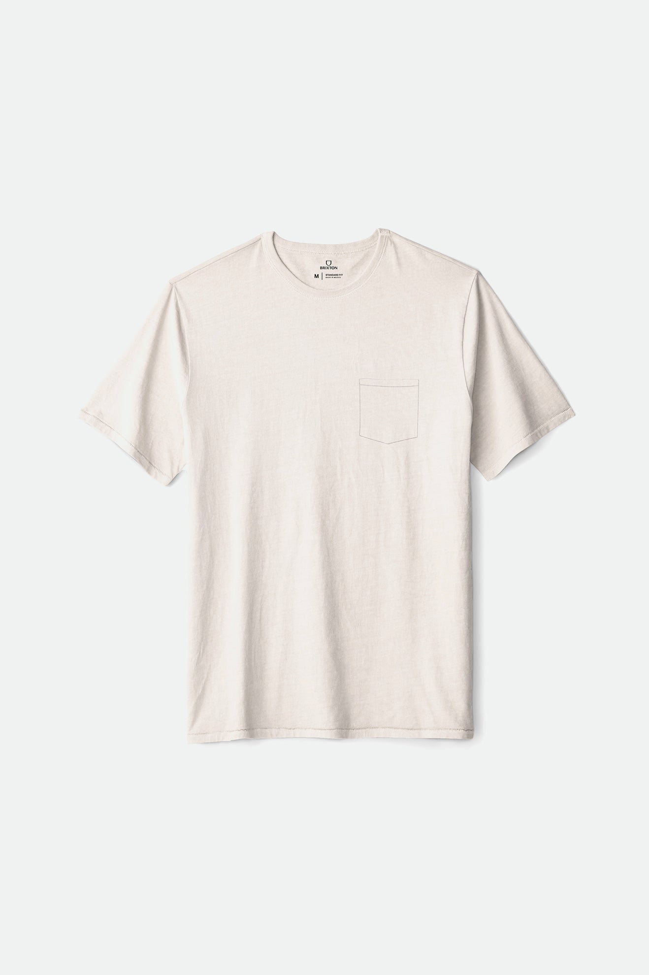 Tops Brixton Basic S/S Pocket Hombre Blancos | VHKYWE532