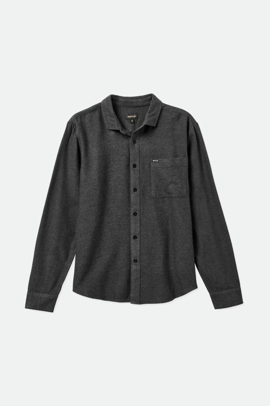 Tops Tejidos Brixton Bixby Reserve L/S Hombre Negros | FKMEWB765