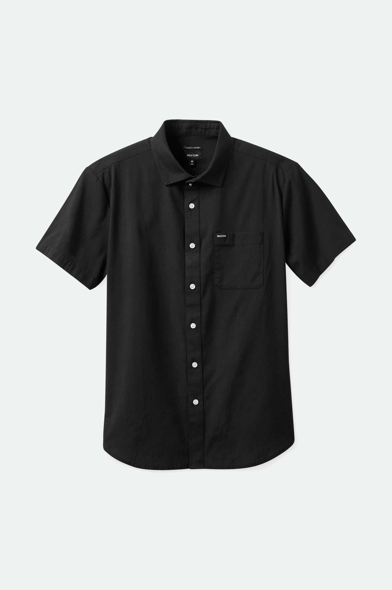 Tops Tejidos Brixton Charter Oxford S/S Hombre Negros | KMQWXS986