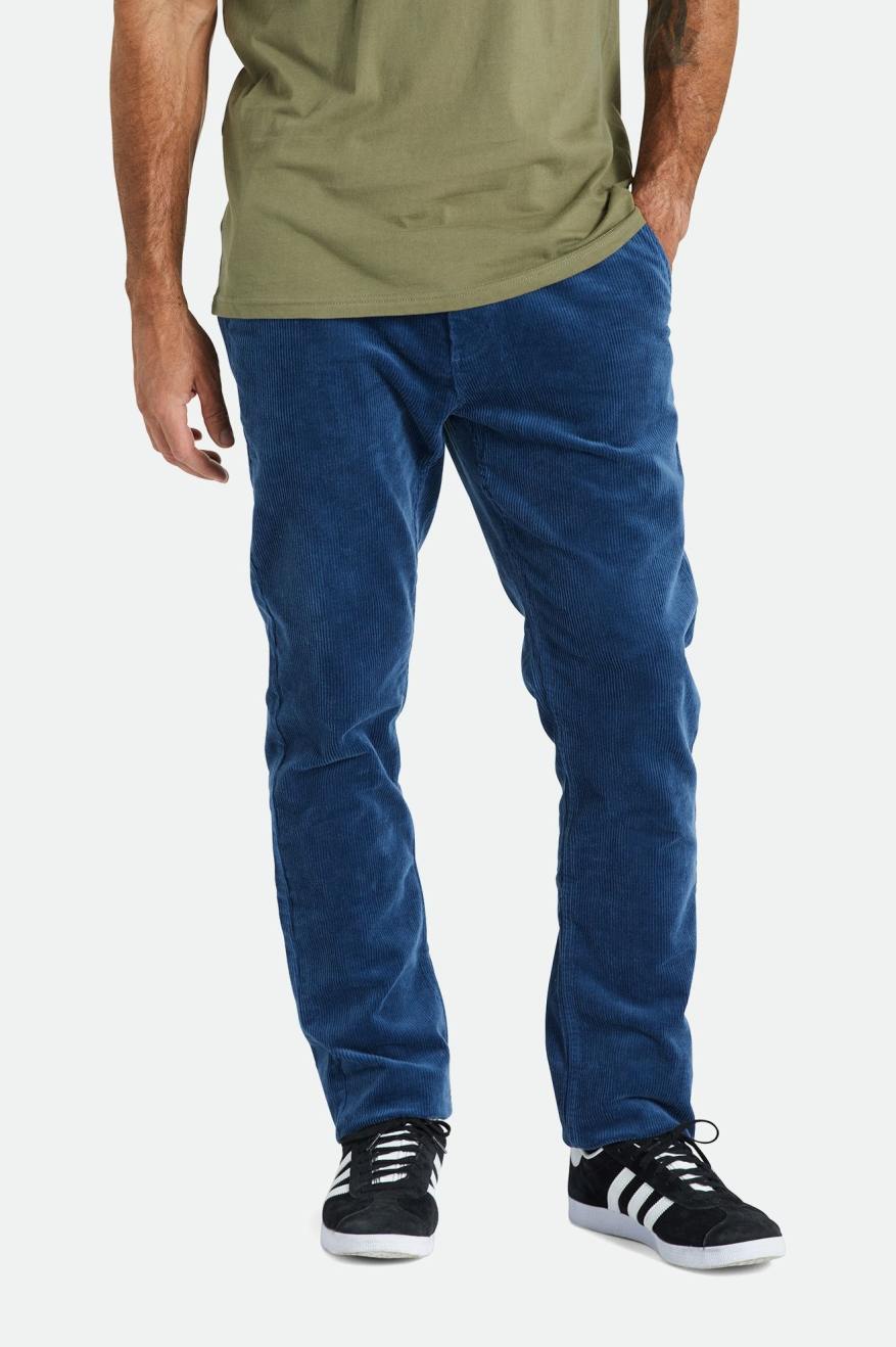 Pantalones Brixton Choice Chino Regular Hombre Azules | ORJGUB268